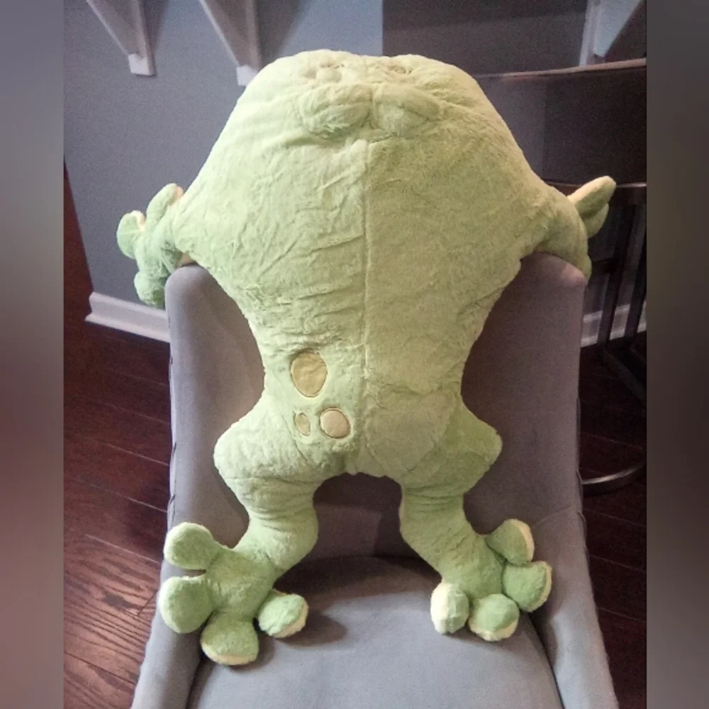Giant Big Frog Plush Toy Stuffed Plushie, Plush 80cm Green Frog, NWOT